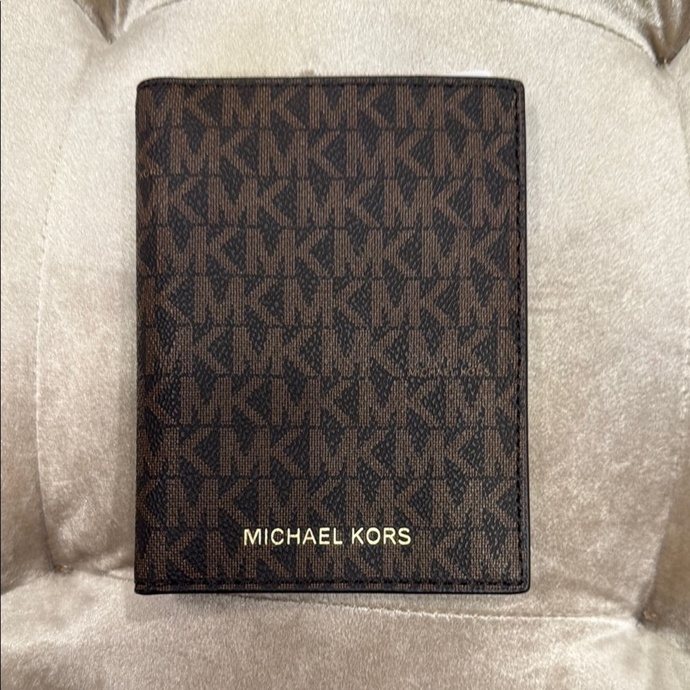Michael Kors Brown Passport Wallet